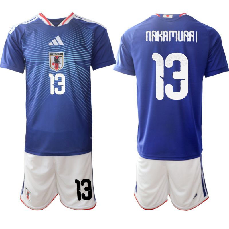 Men 2026 World Cup National Team Japan home blue #13 Soccer Jersey